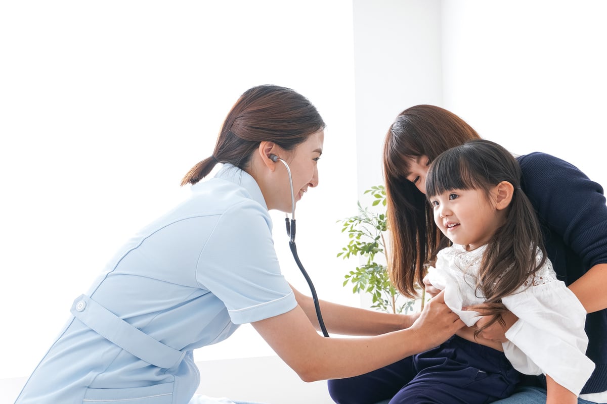 child at hospital